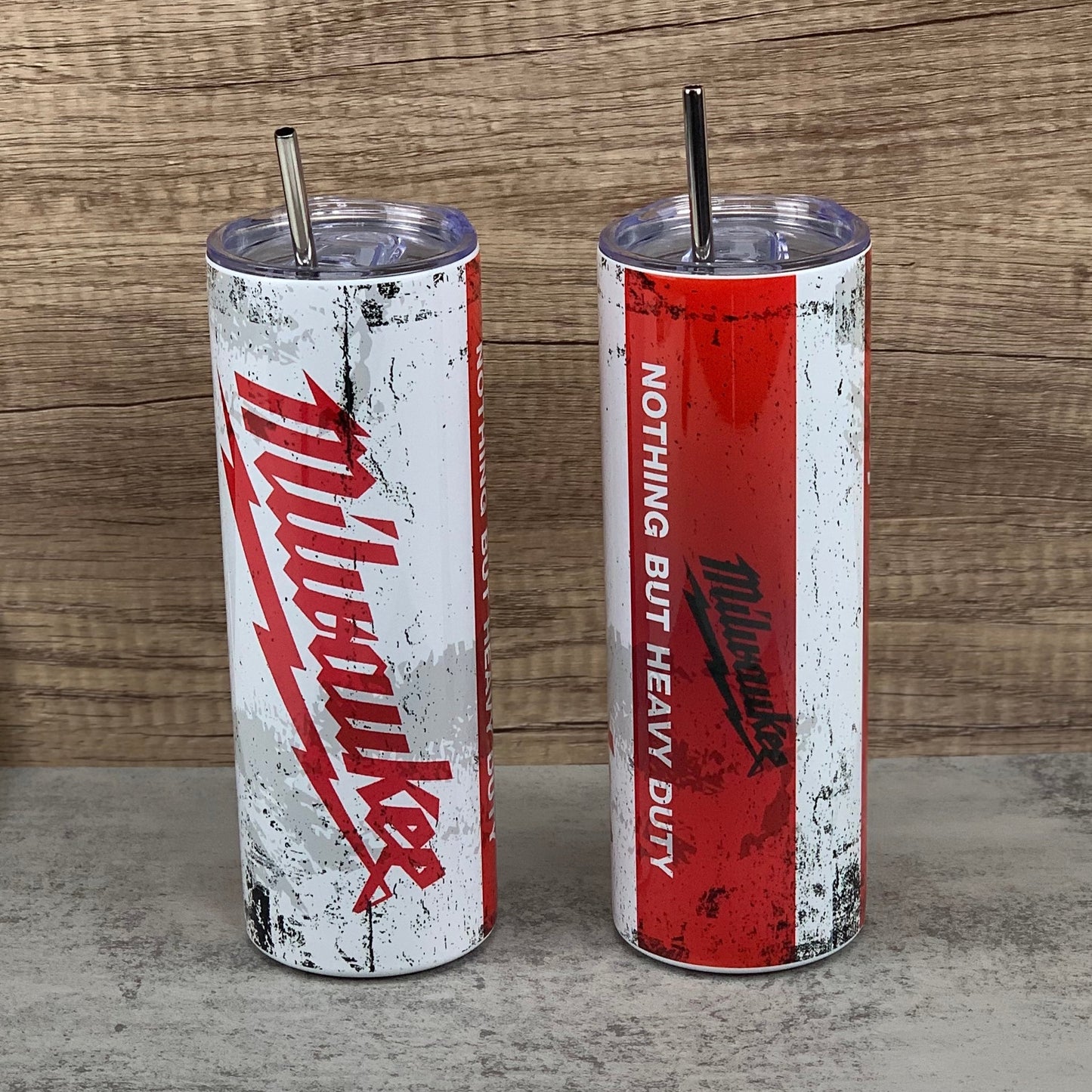 Milwaukee tool logo tumbler