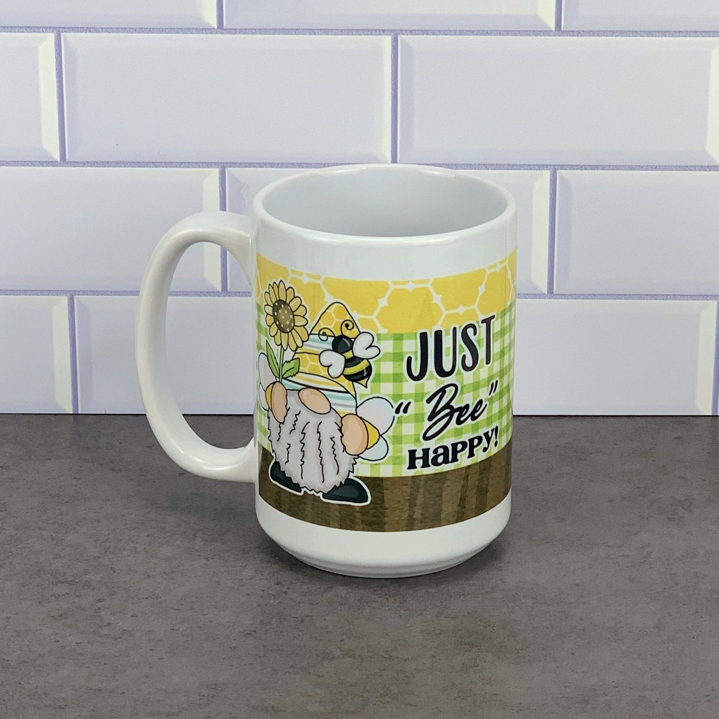 Just Bee happy mug