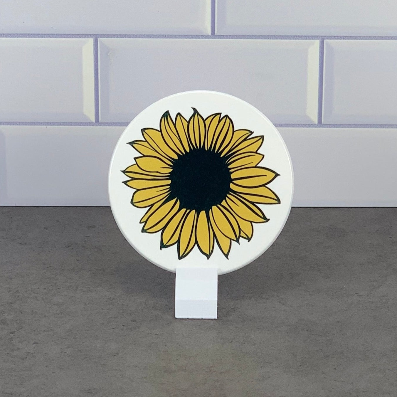 Sunflower coaster