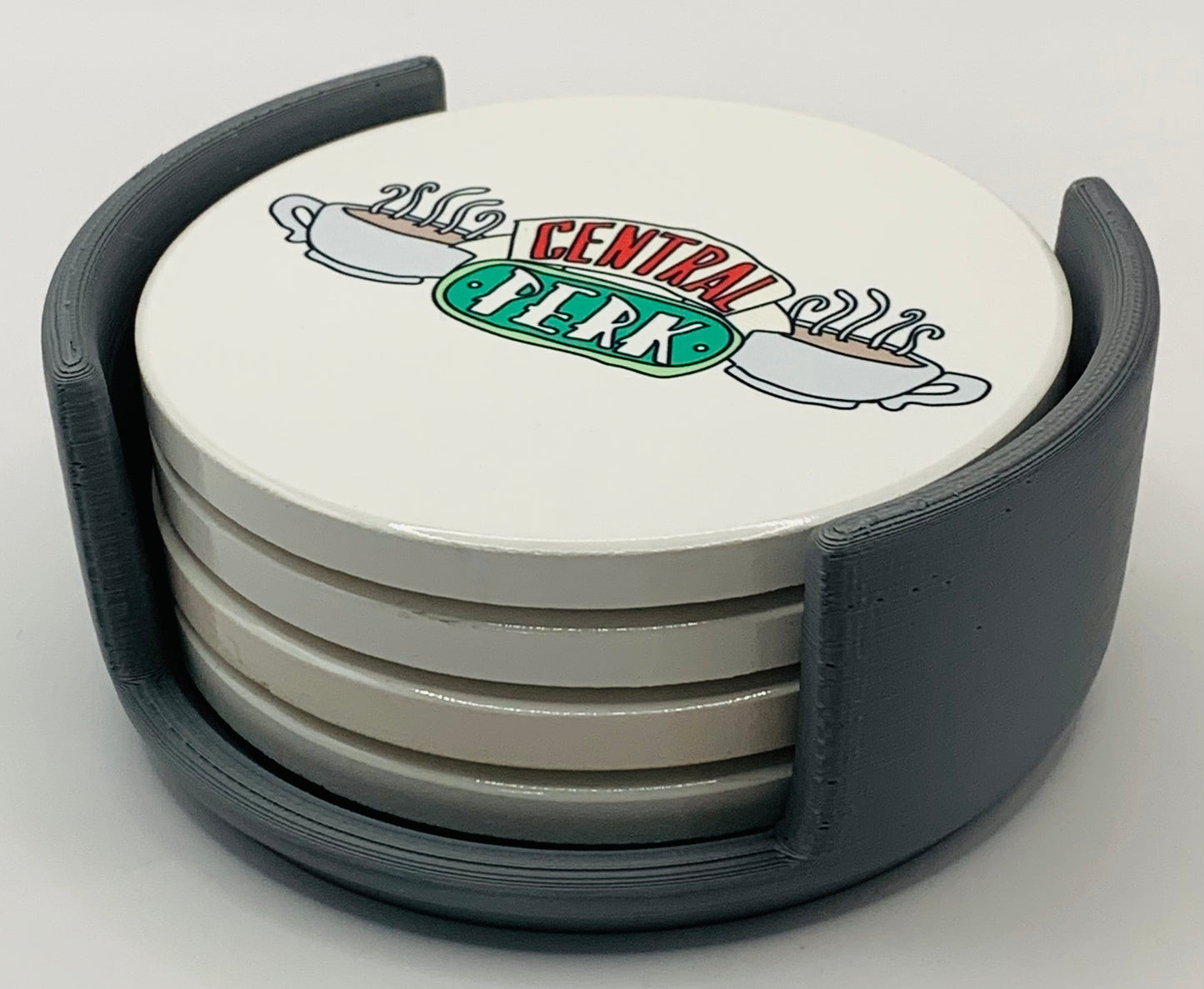 central perk gray holder