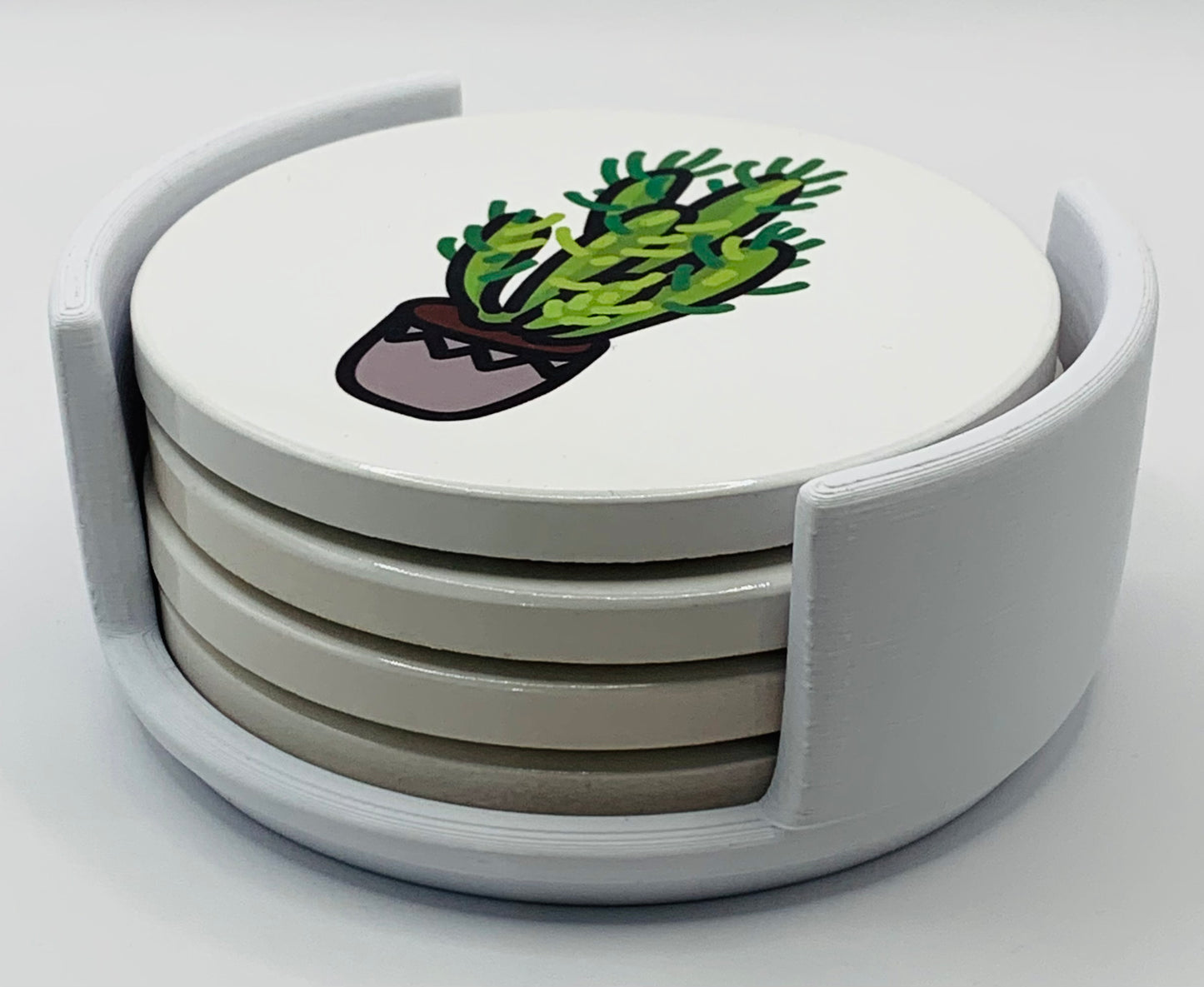 cactus white holder