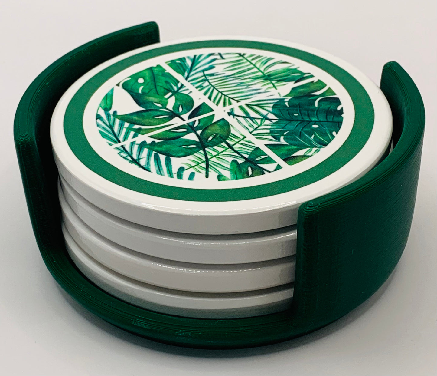 green leaf green holder