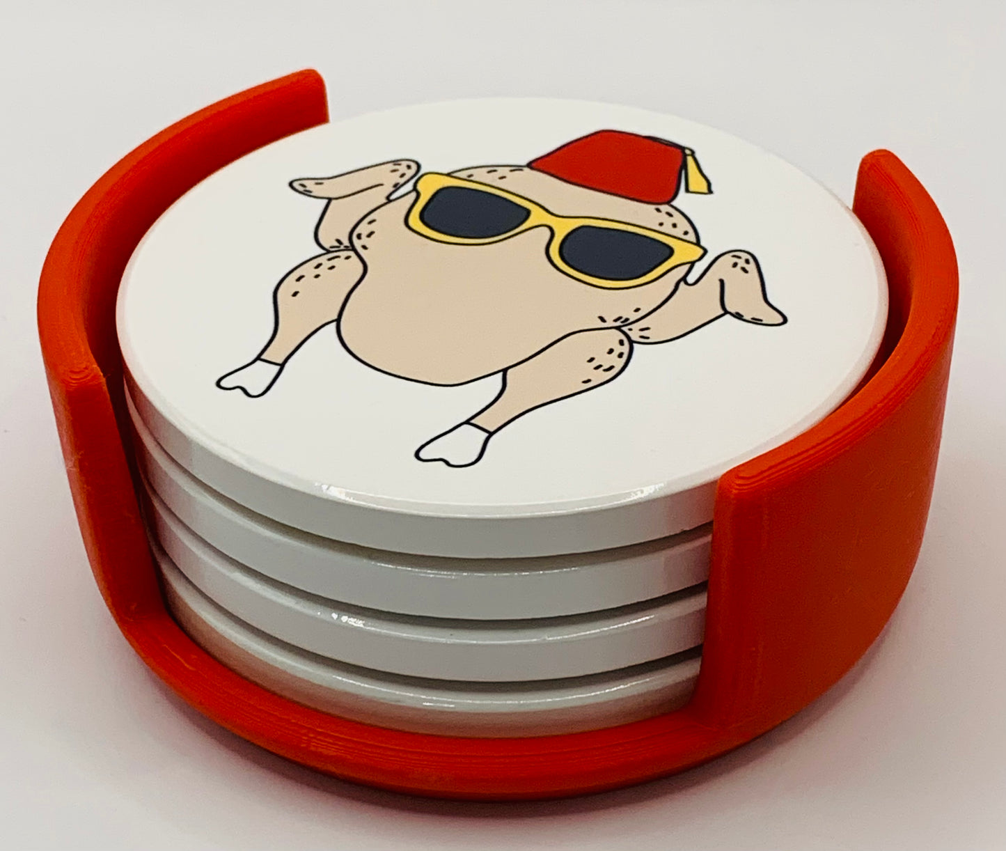 friends icon red holder