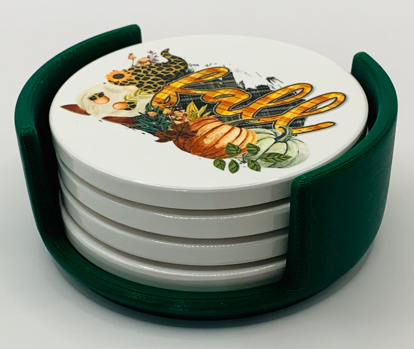 fall gnome green holder