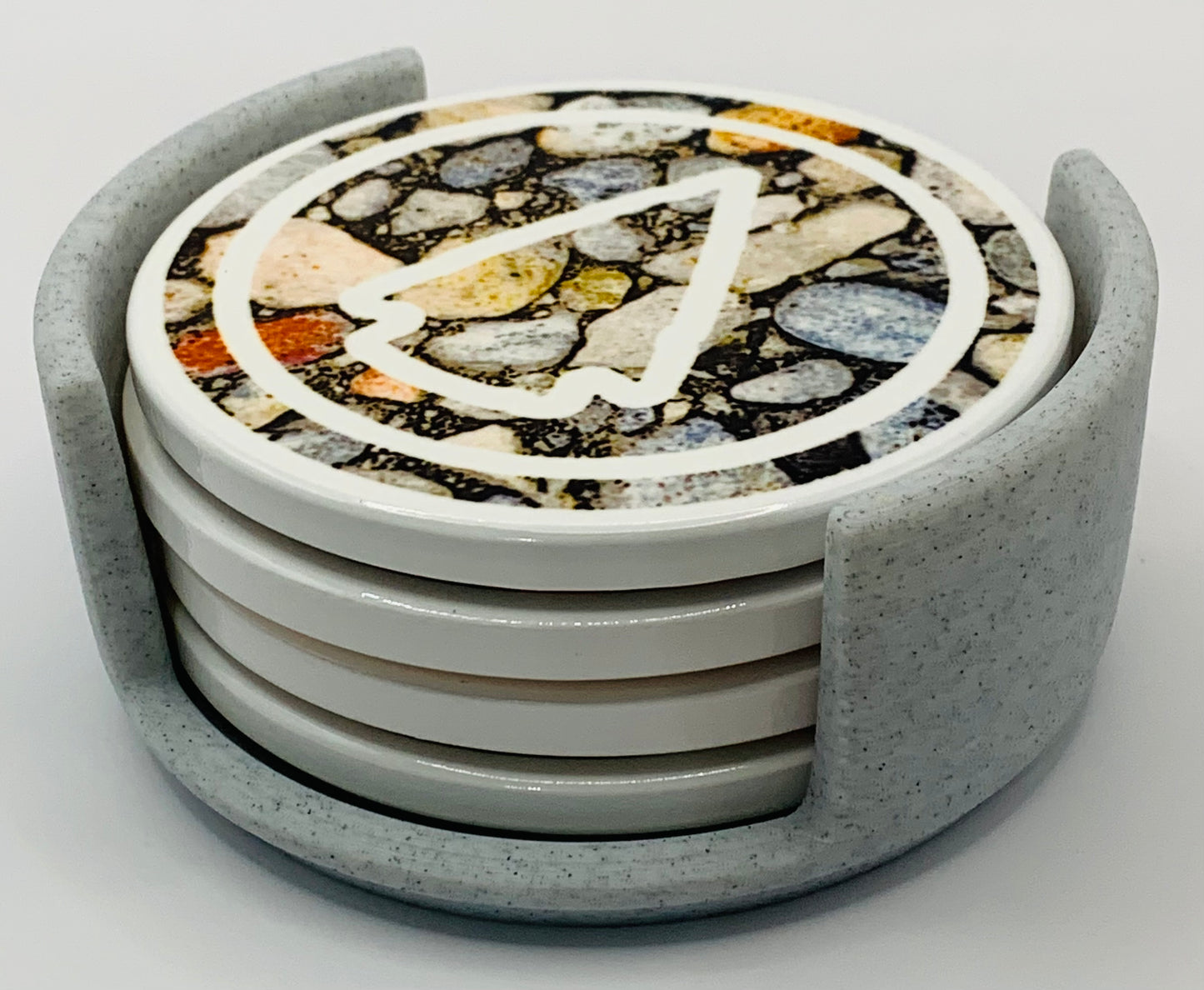 camp icon stone holder