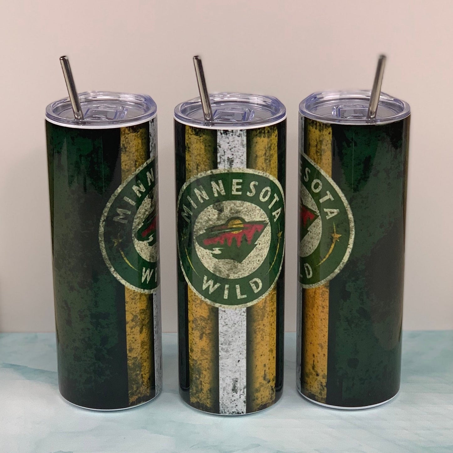 Minnesota wild hockey tumbler