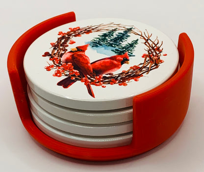 cardinal berry tree red holder