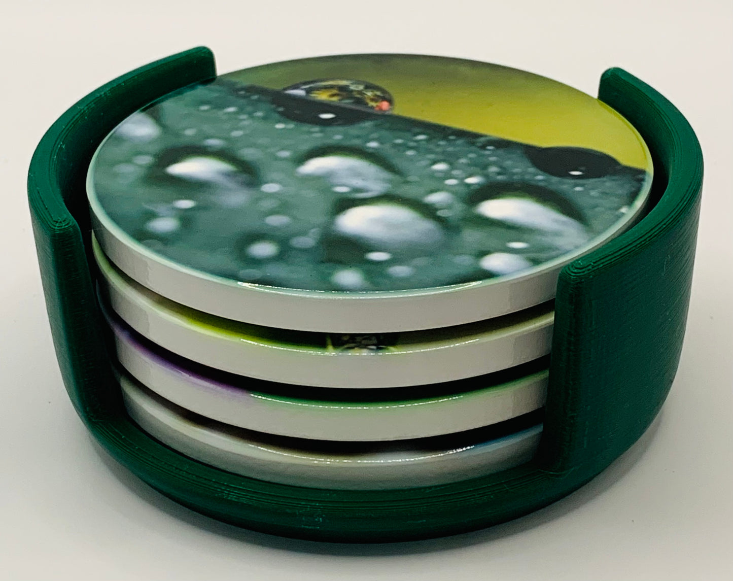 dew drops green holder