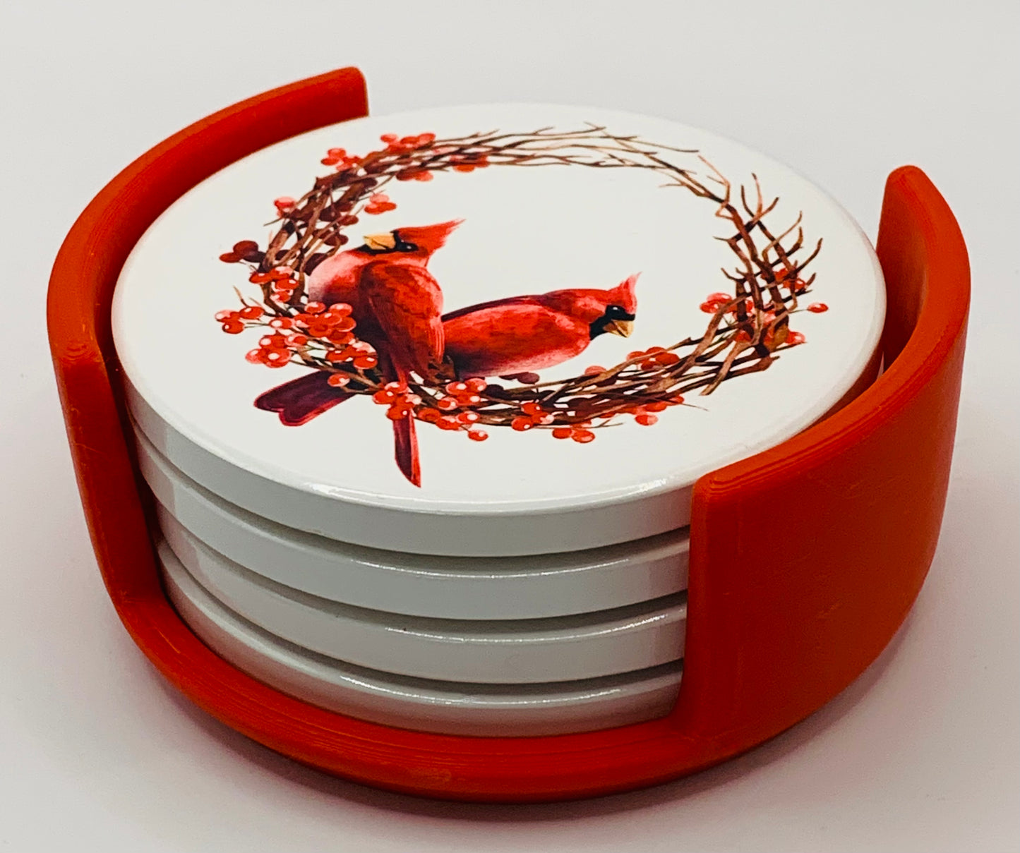 cardinal berry red holder