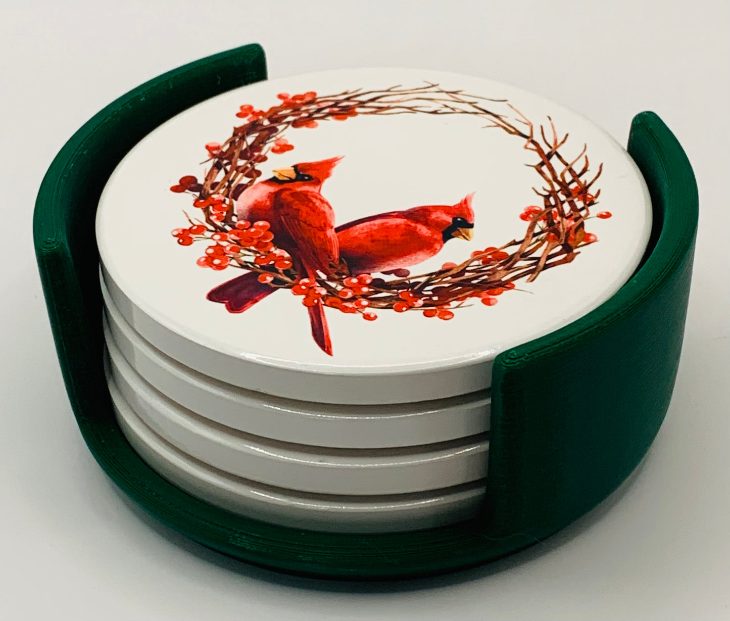 cardinal berry green holder