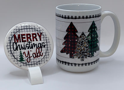 Merry Christmas Y'all mug set-2